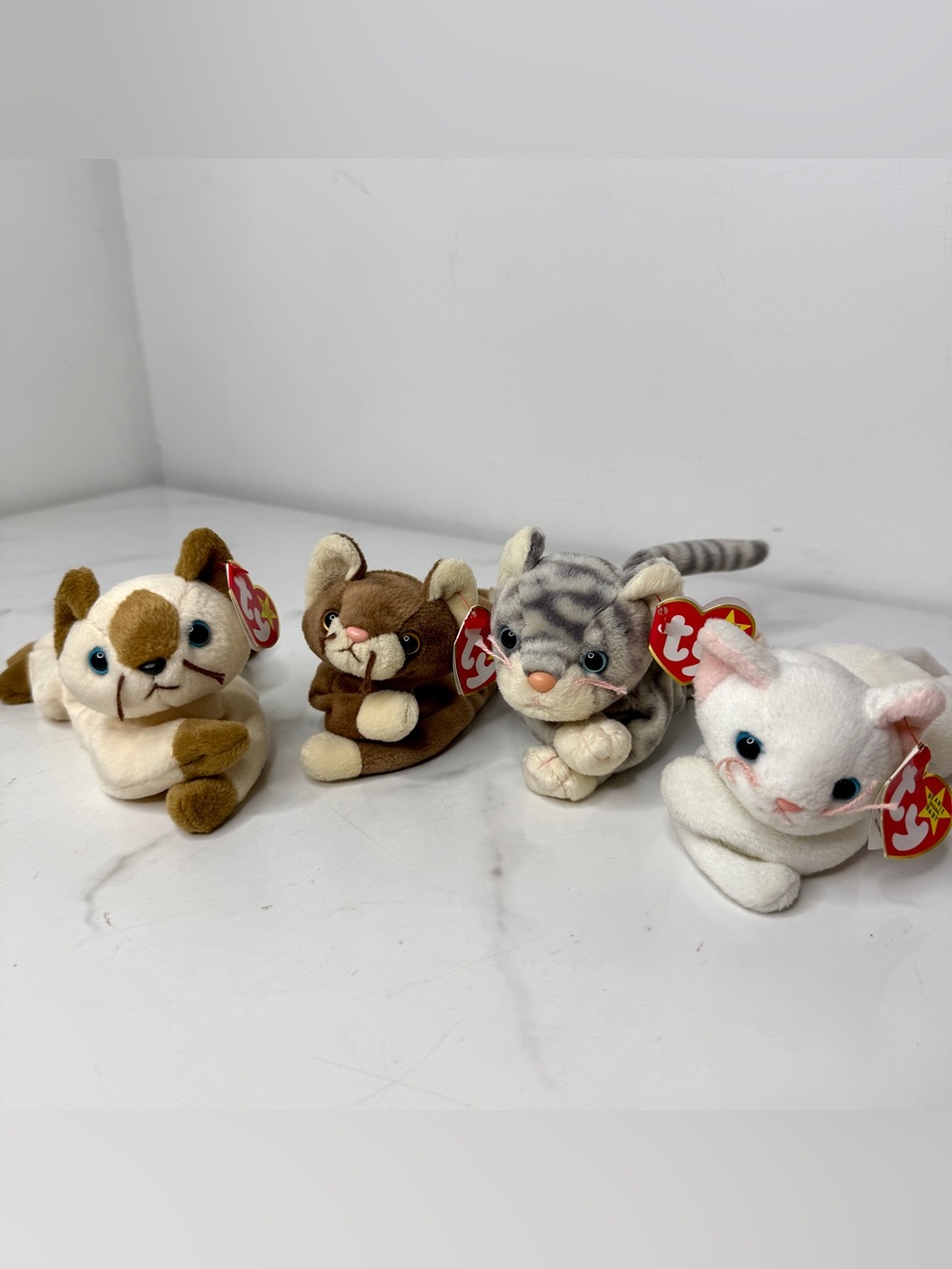 TY Beanie Babies Cat Plush Set